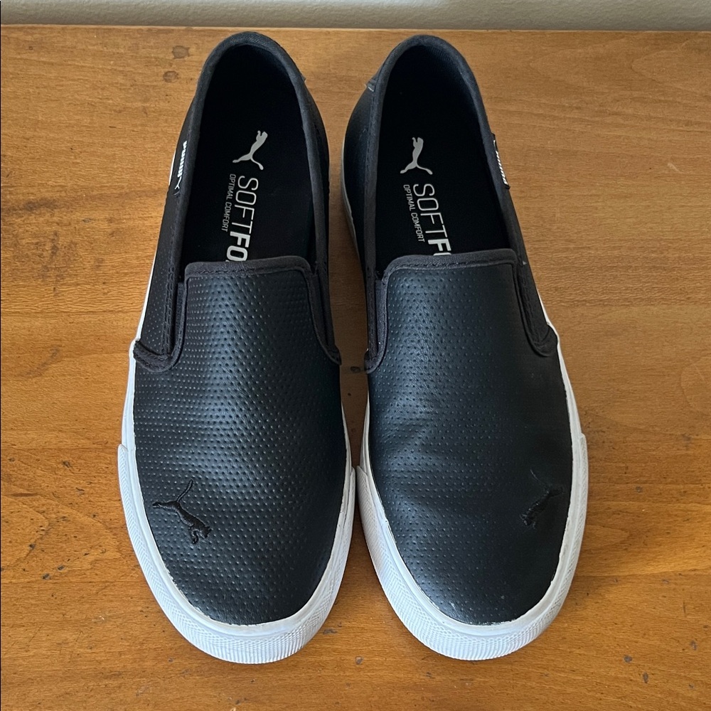 Puma Black Slip-On Sneakers Women’s Size 8